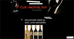 Desktop Screenshot of clubvinoselsur.wordpress.com