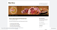 Desktop Screenshot of meatstory.wordpress.com