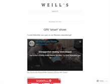 Tablet Screenshot of danweill.wordpress.com