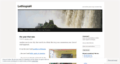 Desktop Screenshot of lethiopiah.wordpress.com