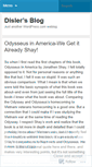 Mobile Screenshot of disler.wordpress.com