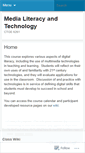 Mobile Screenshot of medialiteracytech.wordpress.com