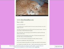 Tablet Screenshot of furryfriendhut.wordpress.com