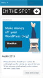 Mobile Screenshot of inthespotbacau.wordpress.com