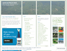 Tablet Screenshot of llanferres.wordpress.com