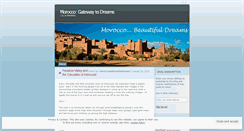 Desktop Screenshot of moroccogatewaytodreams.wordpress.com