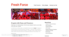 Desktop Screenshot of frshforce.wordpress.com