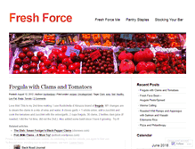 Tablet Screenshot of frshforce.wordpress.com