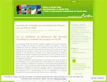 Tablet Screenshot of pisosensantapola.wordpress.com