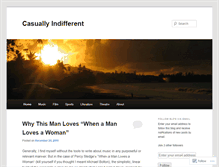 Tablet Screenshot of casuallyindifferent.wordpress.com
