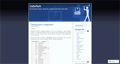 Desktop Screenshot of cazatech.wordpress.com