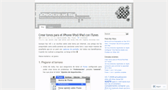 Desktop Screenshot of aoneonline.wordpress.com