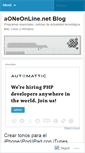 Mobile Screenshot of aoneonline.wordpress.com