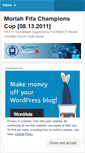 Mobile Screenshot of moriahfifachampionscup.wordpress.com