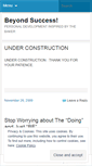 Mobile Screenshot of beyondsuccess.wordpress.com