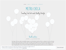 Tablet Screenshot of metrochica.wordpress.com