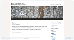 Desktop Screenshot of goncearvalentina.wordpress.com