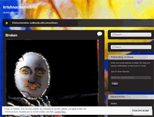 Tablet Screenshot of krishnachameleon.wordpress.com