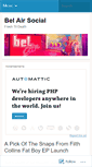 Mobile Screenshot of belairsocial.wordpress.com