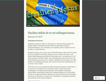 Tablet Screenshot of brasilienifokus.wordpress.com
