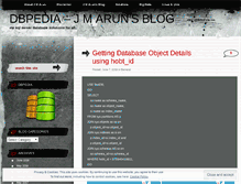 Tablet Screenshot of jmarun.wordpress.com