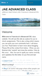 Mobile Screenshot of jaeadvanced.wordpress.com