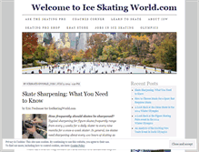 Tablet Screenshot of iceskate.wordpress.com