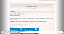 Desktop Screenshot of mymikasha.wordpress.com