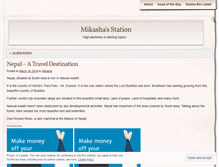 Tablet Screenshot of mymikasha.wordpress.com