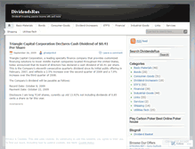 Tablet Screenshot of dividendsrus.wordpress.com