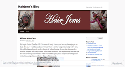 Desktop Screenshot of hairjems.wordpress.com