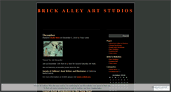 Desktop Screenshot of brickalley.wordpress.com