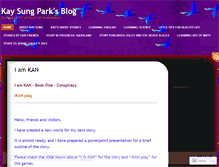 Tablet Screenshot of kaysungpark.wordpress.com