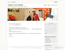 Tablet Screenshot of fortyandmore.wordpress.com