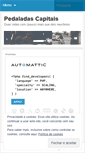 Mobile Screenshot of pedaladas.wordpress.com