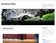 Tablet Screenshot of breadntea.wordpress.com
