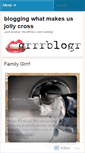 Mobile Screenshot of grrrblogr.wordpress.com