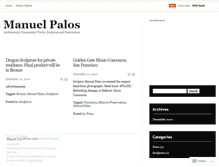 Tablet Screenshot of manuelpalos.wordpress.com