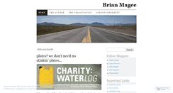 Desktop Screenshot of brianmagee.wordpress.com