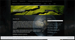 Desktop Screenshot of brinaworldbuilder.wordpress.com