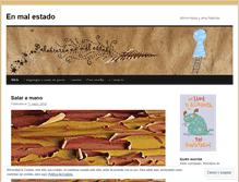 Tablet Screenshot of enmalestado.wordpress.com