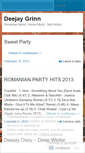 Mobile Screenshot of djgrinn.wordpress.com