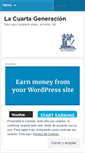 Mobile Screenshot of lacuartageneracion.wordpress.com