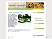 Tablet Screenshot of apartments4barcelona.wordpress.com