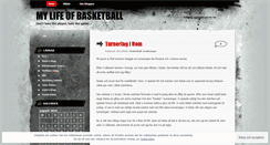 Desktop Screenshot of mylifeofbasketball.wordpress.com