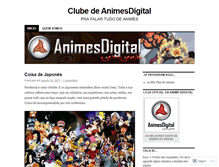 Tablet Screenshot of clubedeanimesdigital.wordpress.com
