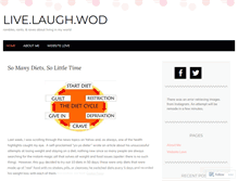 Tablet Screenshot of livelaughwod.wordpress.com