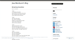 Desktop Screenshot of jiwamembumi.wordpress.com