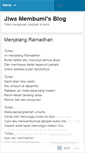 Mobile Screenshot of jiwamembumi.wordpress.com