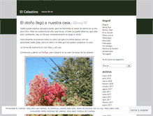 Tablet Screenshot of elcelestino.wordpress.com
